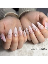 ネイルズミラク(nail's mirac.)/透け感ピンクネイル