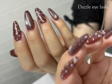 ダズルアイラッシュ 綾瀬(Dazzle eyelash)/ハートドットネイル