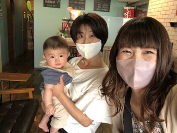 スマイル アップ/出産後サプライズ来店♪