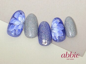 ネイルサロン アビー 宮益坂店(abbie)/ガラスフラワー◇¥13035