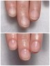 育成（ジェル有り育成）　爪を育て３ヶ月で見違えます♪