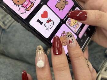 シェル トウキョウ(SHELL TOKYO)/海外系ネイル レオパード