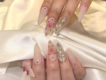 竹ノ塚キレイネイル ジェル 長さだし 角質 ケア マグネット 竹の塚【3/5OPEN(予定)】の写真/【自爪の様な自然な長さ出し】指先をすらりと美しく魅せるフォルム◎高技術な長さ出しで理想の指先を演出★