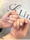 ラメグラデーションネイル