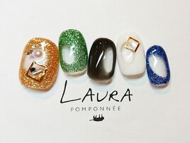 個性派ラメデザイン