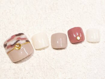 ケージュール(Kjour)/フット　ピンク迷彩柄