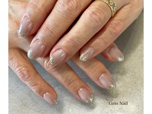 リリオネイル(Lirio Nail)/ラメフレンチ
