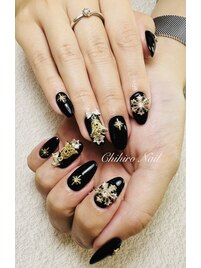 全部持ち込みパーツで定額ネイル