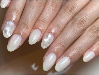 ラジュルネ(nail&eyelash La journee)/ワンカラー+ホロ追加