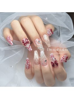 ディーエヌネイルサロン(d’n nailsalon)の写真/ネイルは最上級に可愛くしたい方必見！【持ち込み10本やり放題¥7580】あなたの理想の指先を思いのままに*