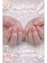 キュービーネイルプラス 大宮マルイ店(QB Nailplus)/大人のためのナチュラルピンク。