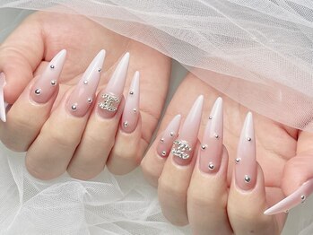 センスネイル 池袋店(Sense Nail)/冬のスノーホワイトネイル