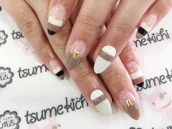 ネイルサロン 爪吉/素材感◎ニットネイル♪