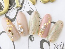 ネイルサロン ディーバ ギンザ(Nail salon Diva GINZA)/大理石ベージュ