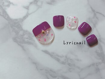 リリックネイル 本八幡店(LyricNail)/シェルフレンチ☆フットネイル