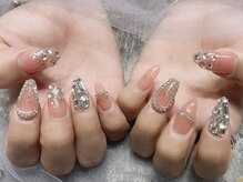 モルフォネイル(Morpho nail)/#新宿ネイル#大人可愛いネイル