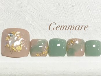 ジェンマーレ 青葉台店(Gemmare)/フットニュアンスシェルネイル