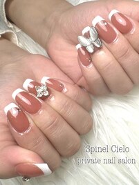 白フレンチネイル