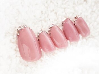 ホログラムフレンチネイル