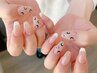 【再来】ハンドジェル＊持ち込み90分（アート6本）￥8800