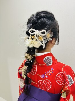 オフィスシュシュ(office.chouchou)/卒業式 袴着付け ヘアセット