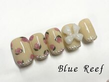 ネイルアンドまつげエクステ ブルーリーフ 四谷三丁目店(Blue Reef)/フラワーネイル