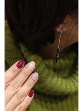 キダチ(Kidati)/ボルドーツイードネイル