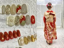 ビューティーフロア ビビット サロンアンドスクール(BEAUTYFLOOR vivid salon&school)/振袖に合わせたオーダーチップ♪