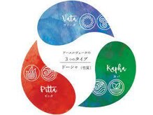 ≪ドーシャ(体質)別天然高級オイル≫あなたに合った体質別のオイルを使ったボディトリートメントが大人気♪