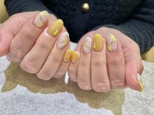 マニッシュ(Manish)/ミモザネイル/春/イエロー