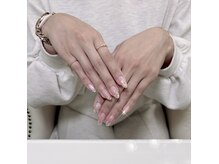 ラリュールネイル(L'Allure nail)の雰囲気（春らしいピンクマグネット×先端ホログラム￥8200Richコース♪）