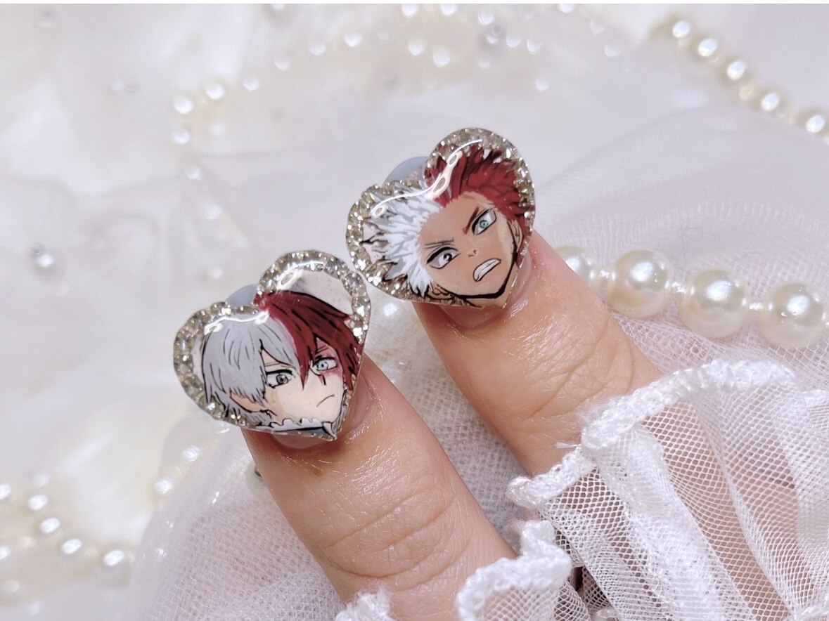 ハート　痛ネイルオーダー Y 痛ネイルオーダー ✮ Customer order 🐙🌟 にじさんじ