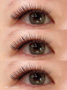 オール アイラッシュ(oar eyelash)の写真/自まつ毛が少ない方にもオススメ！目力UPで印象的な目元に♪ボリュームラッシュですっぴんでも華やかに★