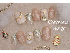 6600円　ベージュ　クリスマス