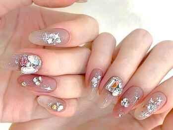 【持ち込み＆長さだし】Aura Nail Studio 鶴見の写真/【持ち込み再現力◎韓国・ワンホンネイル人気♪】持ち込み大歓迎！人気持ち込みクーポン掲載中！