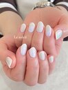 White × aurora by mikiko