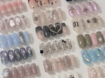 ジェミーネイル シンサイバシ(Jemiy nail shinsaibashi)の写真/y2k,ワンホン定額コース￥7500～♪トレンドデザインがお手頃価格で楽しめる☆[心斎橋]