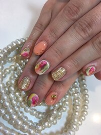 塗りかけNail♪