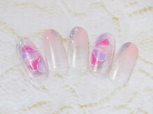 ネイルサロン フェリーシュ(Feliish)/手書きフラワー