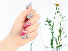 派手かわネイル　和風