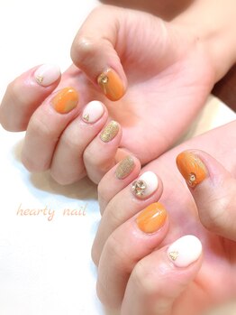 ハーティーネイル hearty nail 溝の口店/ニュアンスネイル