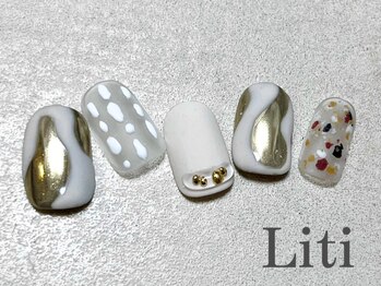 リティ(Liti)/No.10 Art(B) 個性派ネイル