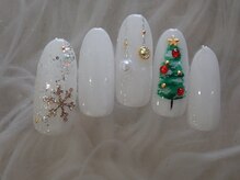 フェリーチェ(nail salon＆school felice)/クリスマスデザイン￥7400