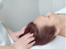 エステ後ヘッドケア！オプションヘッドケアもおすすめです。