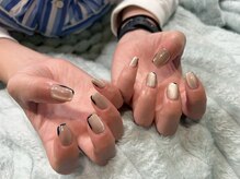 ネイルアンドアイラッシュサロン エスポアール(nail&eyelash salon espoir)/シンプル☆ニュアンス