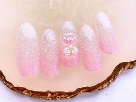 くまちゃんネイル¥7980
