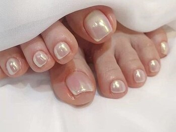 サニーデイズ ネイルアンドビューティー 曙橋店(SunnyDays Nail&Beauty)/FOOTオーロラネイル