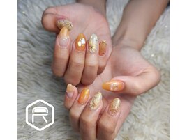 ひまわりネイル