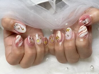 クラッシー(Classy)/クリスマスピンクカラーネイル