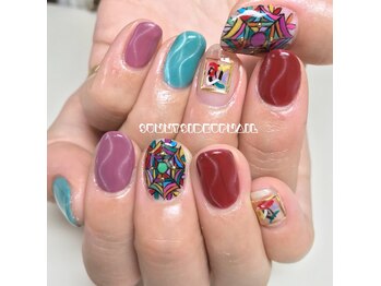 サニーサイドアップ ネイル(Sunny SideUp nail)/絵画 Art